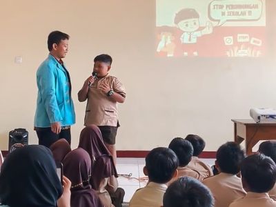 Wujudkan Sekolah Bebas Bullying, Tim KKN UNS Selenggarakan Sosialisasi Anti-Bullying di SDN 6 Panjer